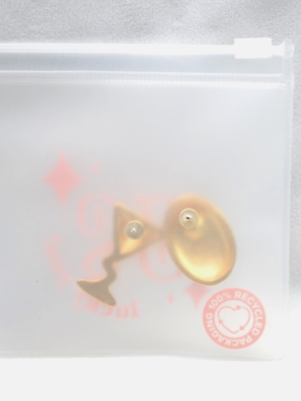 Anthropologie Frasier Sterling Olive & Martini Glass Post Earrings - Picture 3 of 5